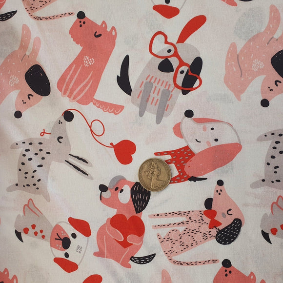 Fabulous Puppy Dogs Quilting cotton
