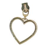 Mega Sized Heart Puller sz 5 Nylon Zipper