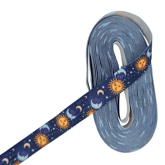 Moon and Sun 15mm Fold Over Elastic 4.5m
