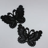 Embroidered Lace Butterfly Applique - 5pk