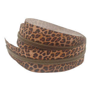 Leopard #5 Zipper Tape