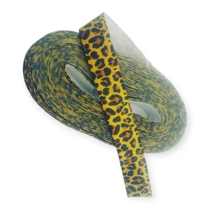 Leopard Animal Print 15mm Fold Over Elastic 4.5m