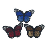 Small Butterfly Iron on Applique - 3pk