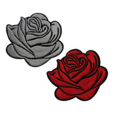 Large Rose Appliques - 2 pack - Multiple Colours