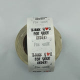 Sticker rolls Thank You - 500pc - Many Styles