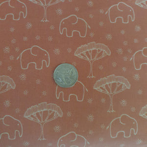 Elephants Quilting Cotton