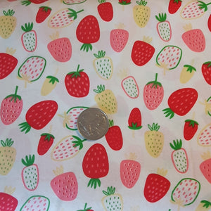 Strawberries Quilting Cotton