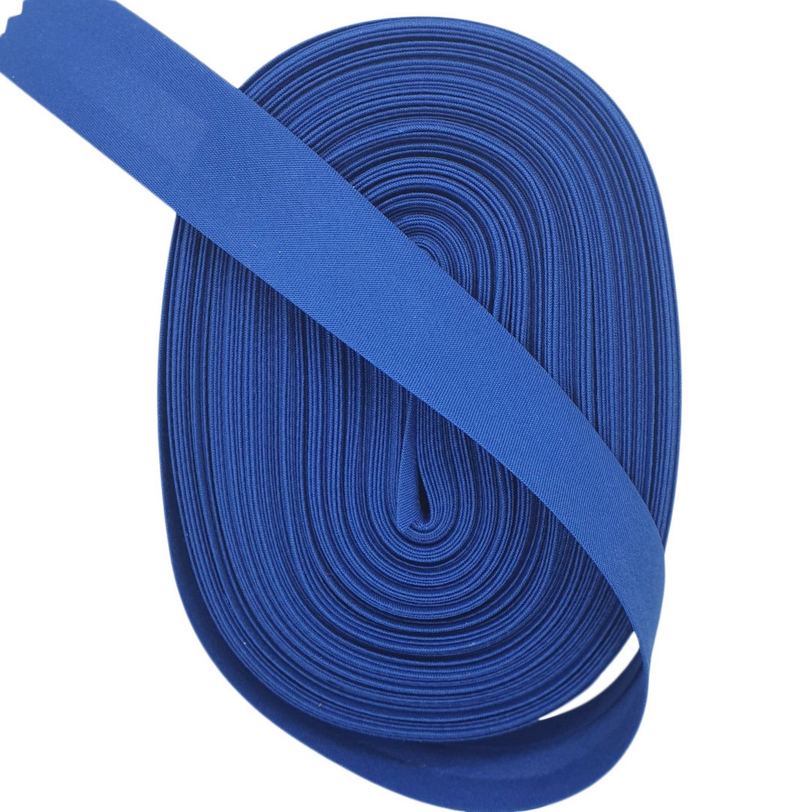Bias tape cotton 18mm dusty blue 5m