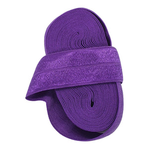 25mm Shiny Fold Over Elastic 4.5m