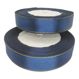 20mm Gold Edged Satin Ribbon 23m