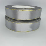 20mm Gold Edged Satin Ribbon 23m