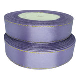 20mm Gold Edged Satin Ribbon 23m