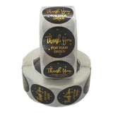 Sticker rolls Thank You - 500pc - Many Styles