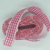 Gingham Frilly Ribbon 18mm 4.5m