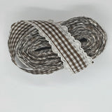 Gingham Frilly Ribbon 18mm 4.5m