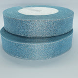 20mm Metallic Glitter Ribbon 23m Rolls