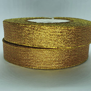 20mm Metallic Glitter Ribbon 23m Rolls