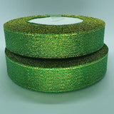 20mm Metallic Glitter Ribbon 23m Rolls