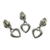 Heart Shape Zipper Pull for #5 Nylon Tape