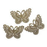 Embroidered Lace Butterfly Applique - 5pk