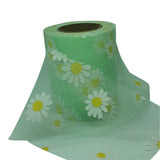 80mm Tulle Ribbon with Daisies 23.5m