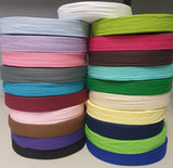 30mm Webbing / Herringbone Tape - BULK WHEELS - Lots of Colours