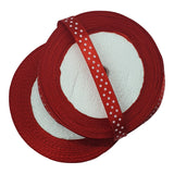 Polka Dot Satin Ribbon 23meters 10mm