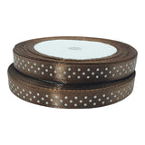 Polka Dot Satin Ribbon 23meters 10mm