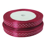 Polka Dot Satin Ribbon 23meters 10mm