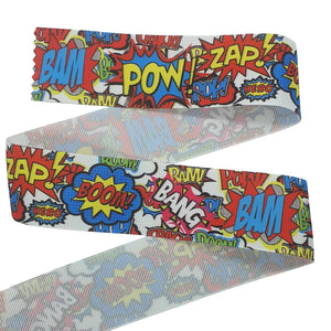 38mm Grosgrain Ribbon Comic Book 3m