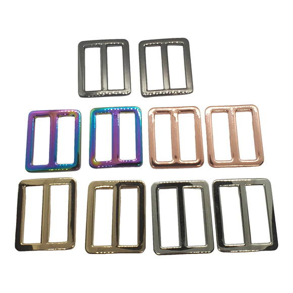 20mm Metal Tri Sliders 20pc BULK PACK