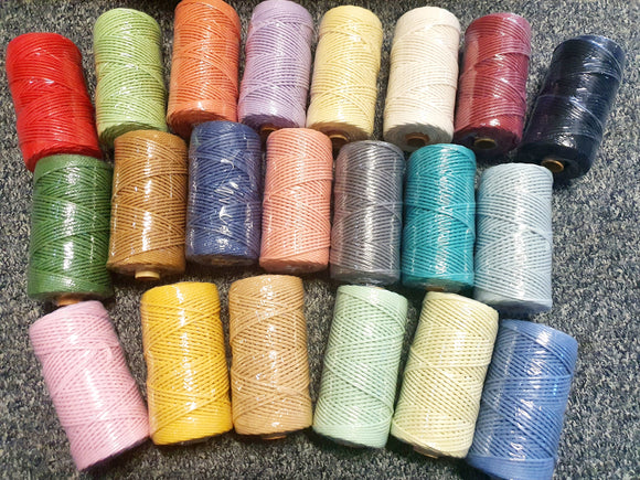 Macramé Cotton 3mm 100metre Rolls