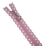 40cm Lace Zipper with Star Puller