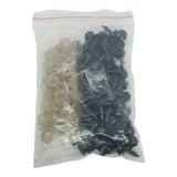 100PK Black Eyes for Toys 6mm