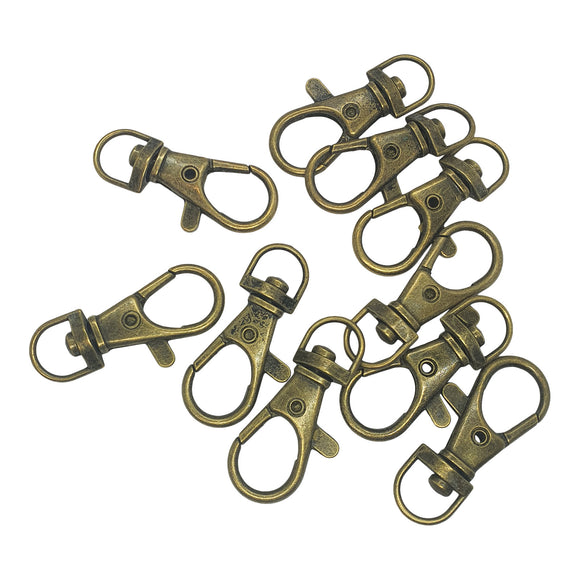 Lanyard Clasp Bronze 10pk