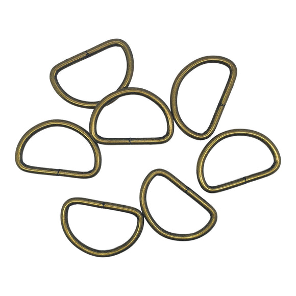 D Rings 20mm Bronze 20pk