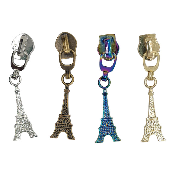 Eiffel Tower Sz 5 Nylon Zipper Puller