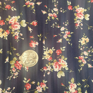 Navy Florals - Smalls Quilting Cotton