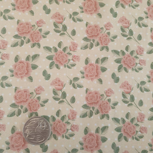 Spotty Roses Quilting Cotton