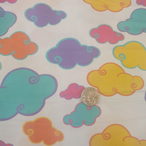 Bright Clouds Quilting Cotton