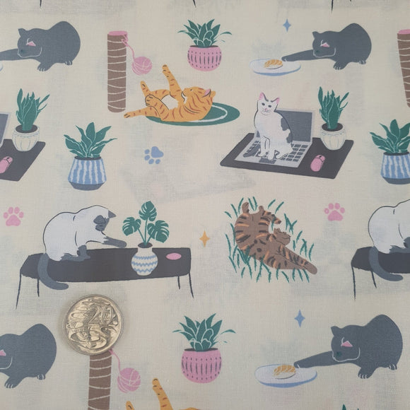 Cats Quilting Cotton