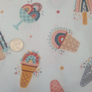 Ice Cream Cones Quilting Cotton