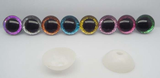 Glitter / Clear Safety Eyes for Toys and Dolls 12mm 10pk