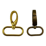 38mm Metal Bag Strap Swivel Clasps