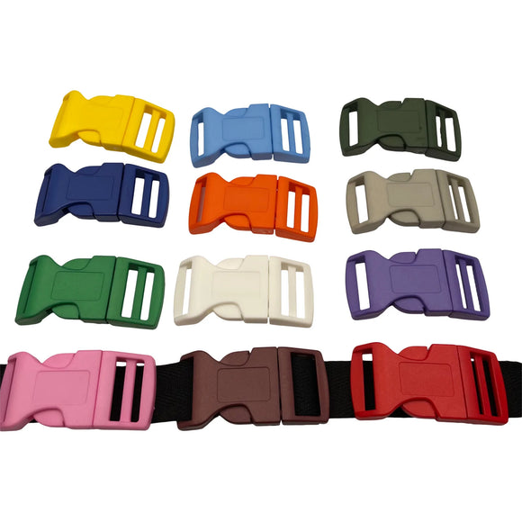 Buckles for 25mm Webbing with Adjustable edge 20 PACK BULK BAG