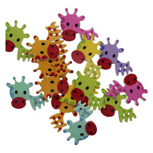 Wooden Giraffe Buttons