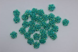 12mm Resin Flowers 30pk