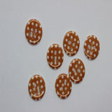 18mm Polka Dot Resin Buttons 20pk - 8 Colours