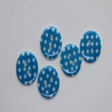 18mm Polka Dot Resin Buttons 20pk - 8 Colours