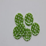 18mm Polka Dot Resin Buttons 20pk - 8 Colours